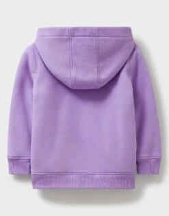 Fleece Lined Zip Through Hoodie -Crew Clothing GHA004 LILAC 2