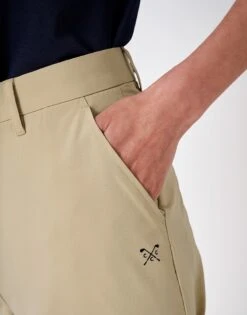 Stretch Golf Trouser -Crew Clothing LGSG001 SEASAME 3