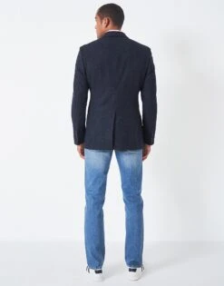 Ledbury Wool Blazer -Crew Clothing MJA010 DKNAVY 2
