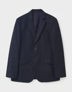 Ledbury Wool Blazer -Crew Clothing MJA010 DKNAVY 3