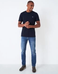 Parker Straight Leg Jean In Antique Blue