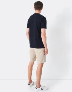 Navy Crew Neck Cotton T-Shirt -Crew Clothing MKE001 NAVY 2