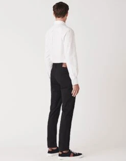 Spencer Slim Fit 5 Pocket Trouser -Crew Clothing MKG004 BLACK 3