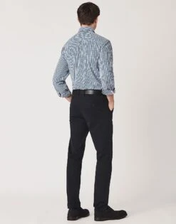 Crew Classic Fit Tattersall Shirt -Crew Clothing MMB004 SPBLUNVY 3