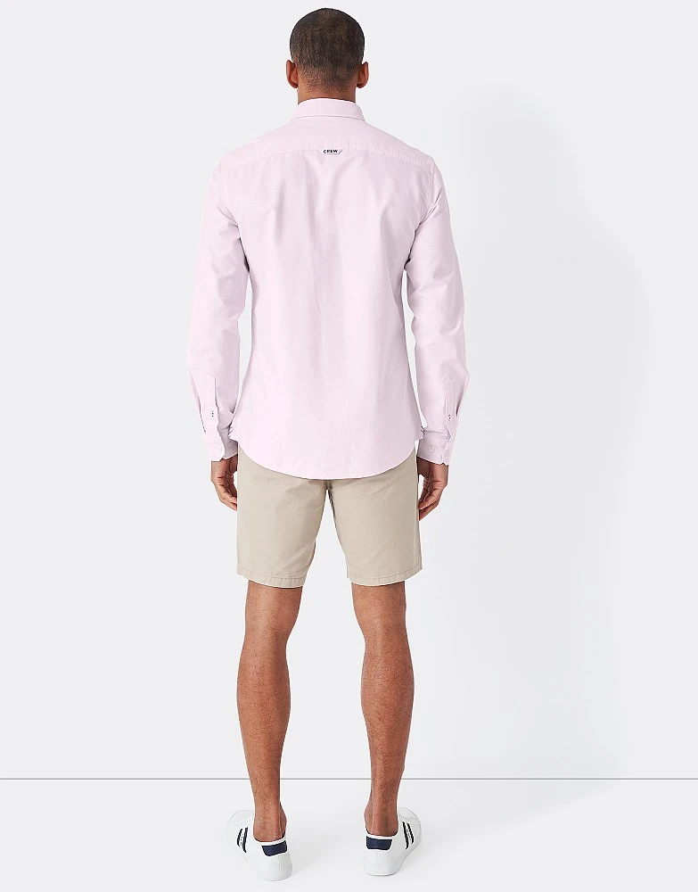 Pink Slim Fit Cotton Oxford Shirt 3 Pink Slim Fit Cotton Oxford Shirt - Image 3