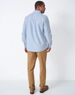 Crew Classic Fit Oxford Shirt -Crew Clothing MMB055 SKY 2