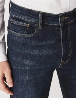 Parker Straight Leg Jean In Dark Vintage -Crew Clothing MMH001 DKVINTAGE 2