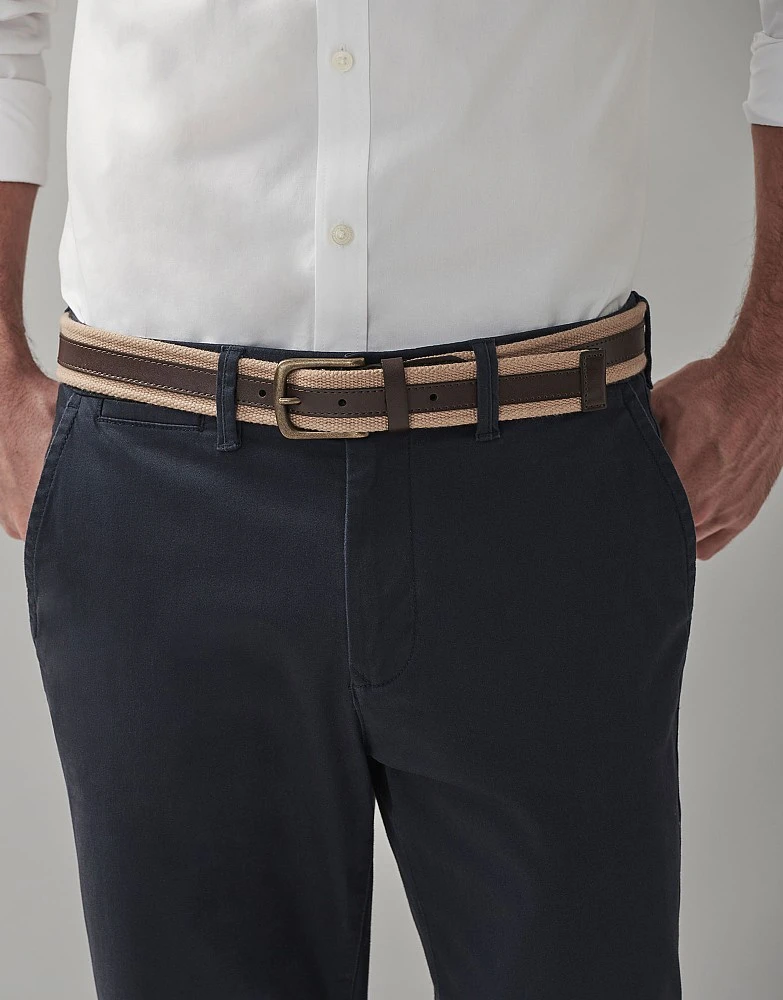 Webbing Leather Mix Belt 1 Webbing Leather Mix Belt