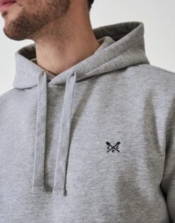 Crossed Oars Hoodie - Grey -Crew Clothing MOD100 GREY 3