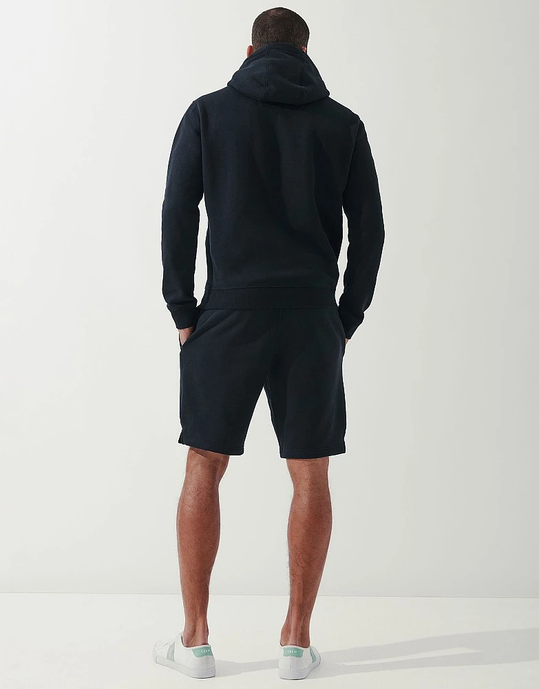 Crossed Oars Sweat Shorts - Black 3 Crossed Oars Sweat Shorts - Black - Image 3