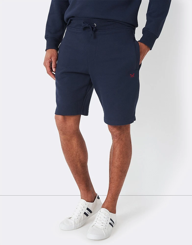 Crossed Oars Sweat Shorts - Navy 2 Crossed Oars Sweat Shorts - Navy - Image 2