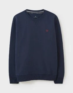 Crossed Oars Crew Neck Sweatshirt -Crew Clothing MOD102 NAVY 3