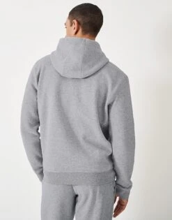 Crossed Oars Zip Through Hoodie - Grey -Crew Clothing MOD103 GRYMRL 2
