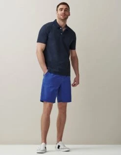 Technical Golf Colourblock Polo Shirt -Crew Clothing MOE105 DKNAVY 2
