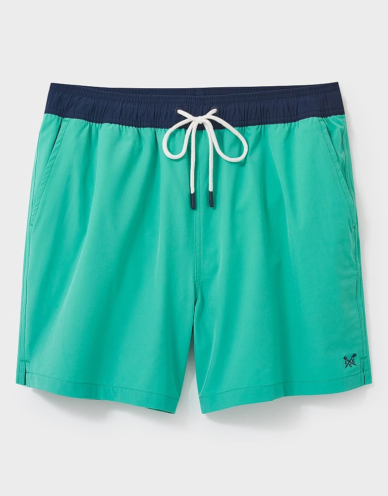 Sustainable Contrast Waist Swim Shorts 4 Sustainable Contrast Waist Swim Shorts - Image 4