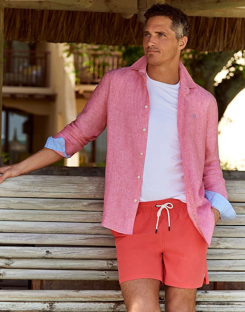 Sustainable Plain Swim Shorts 1 Sustainable Plain Swim Shorts