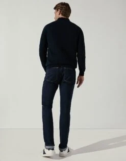 2 Pack Half Zip Knit Jumper -Crew Clothing MPC102 NAVYGREY 5