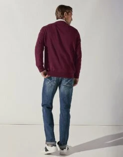 Classic Cotton Crew Neck Jumper -Crew Clothing MPC103 PORTROY 3