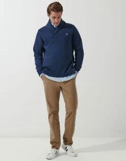 Amberstone Sweatshirt -Crew Clothing MPD009 NAVY 2