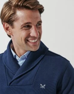 Amberstone Sweatshirt -Crew Clothing MPD009 NAVY 3