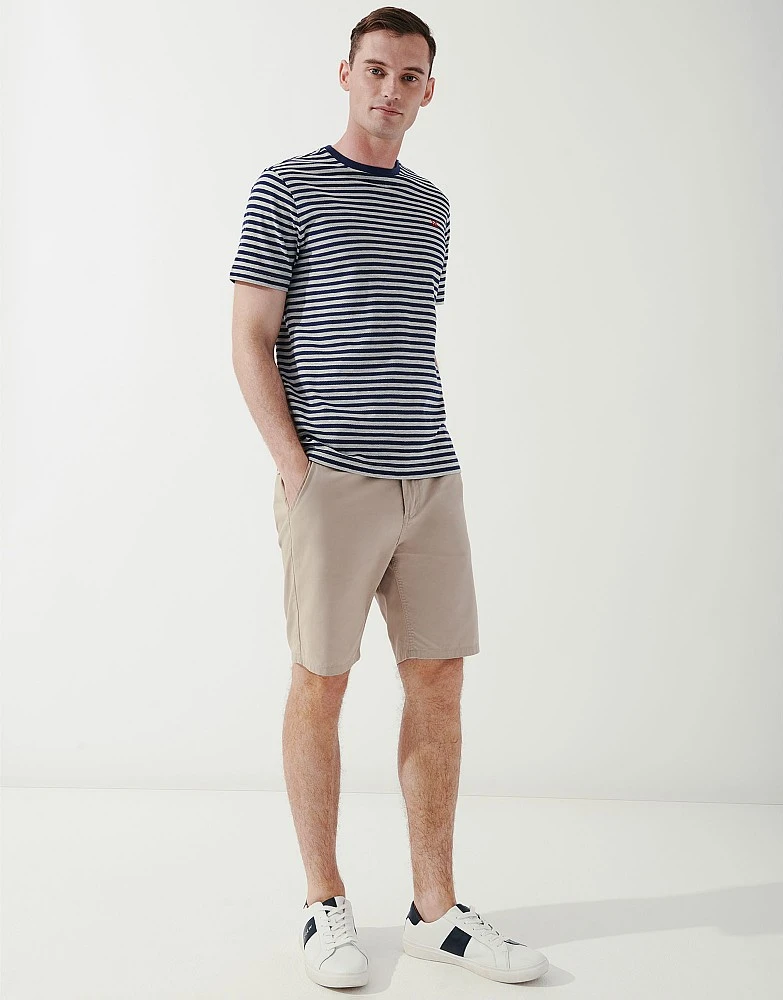 Clovelly Textured Stripe Tee 1 Clovelly Textured Stripe Tee
