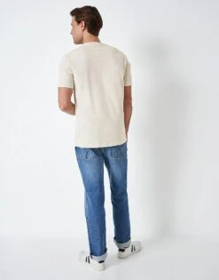 Solid Marl T-Shirt -Crew Clothing MPE301 RAINDYMRL 2