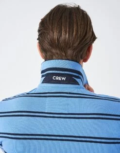 Tenby Stripe Polo Shirt -Crew Clothing MQE060 PROVCNVY 4