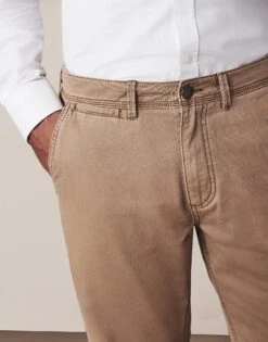Vintage Chino -Crew Clothing MQG017 TAN 3