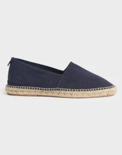 Jacob Canvas Espadrille -Crew Clothing MQR006 NAVY 2