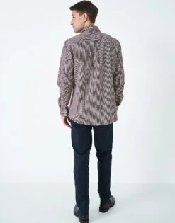 Micro Gingham Shirt -Crew Clothing MRB003 PORTROY 2