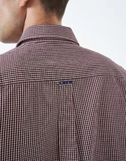 Micro Gingham Shirt -Crew Clothing MRB003 PORTROY 4