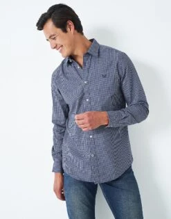 Crew Micro Gingham Marl Shirt
