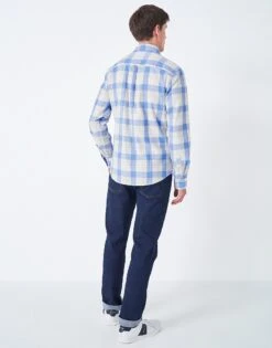 Long Sleeve Whistletow Shirt 6 Long Sleeve Whistletow Shirt -Crew Clothing MRB017 BLUECRU 2