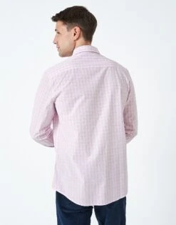 Long Sleeve Newbury Shirt -Crew Clothing MRB028 CORAL 2