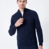 Merino Cashmere Half Zip Jumper