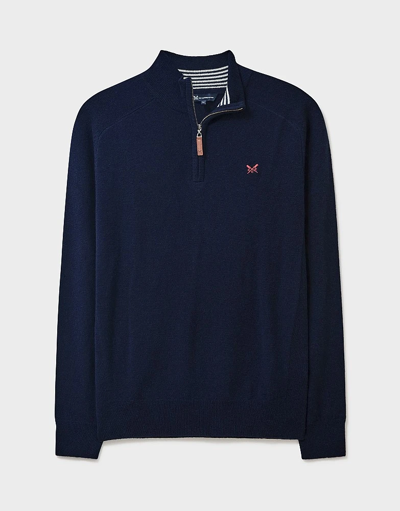 Merino Cashmere Half Zip Jumper 5 Merino Cashmere Half Zip Jumper - Image 5