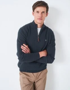 Classic Half Zip Knit Jumper