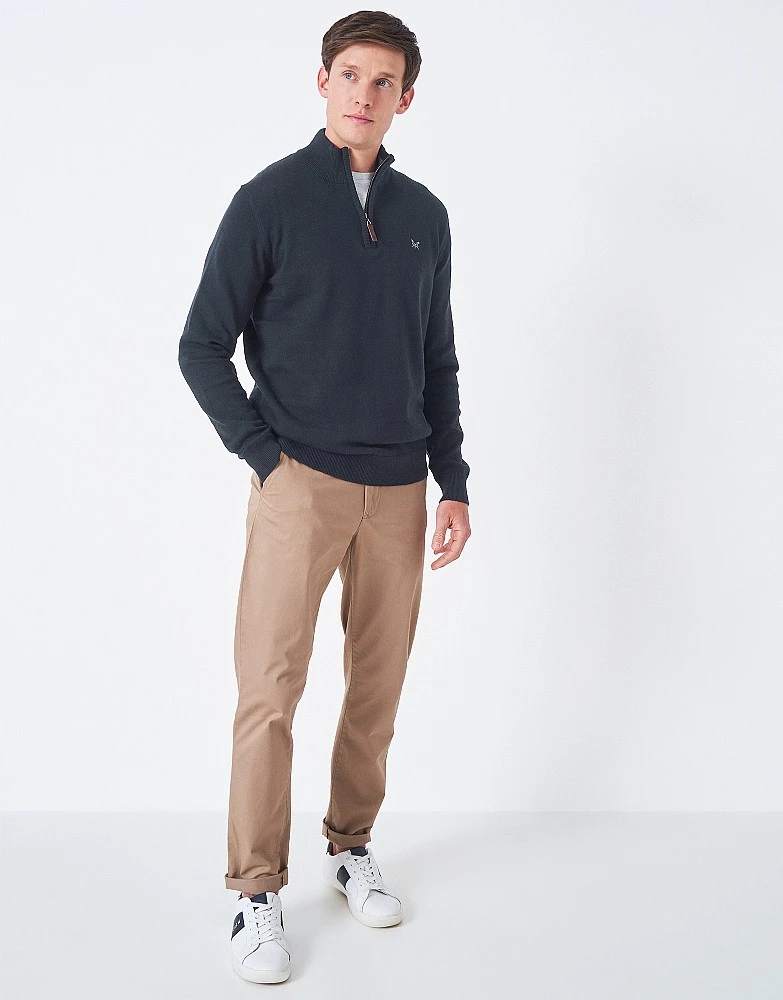 Classic Half Zip Knit Jumper 2 Classic Half Zip Knit Jumper - Image 2