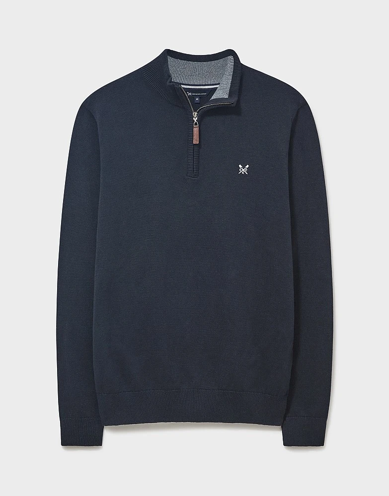 Classic Half Zip Knit Jumper 4 Classic Half Zip Knit Jumper - Image 4