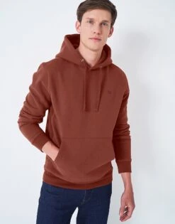 Crossed Oars Hoodie -Crew Clothing MRD100 HENNA 2