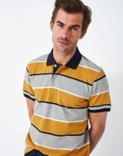 Sternway Marl Polo Shirt -Crew Clothing MRE086 SUNFLWR 2