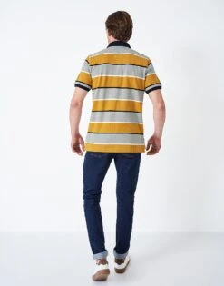 Sternway Marl Polo Shirt -Crew Clothing MRE086 SUNFLWR 5