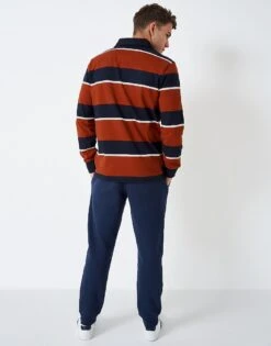 Oak Rugby Shirt 8 Oak Rugby Shirt -Crew Clothing MRE094 NVYREDWHT 3