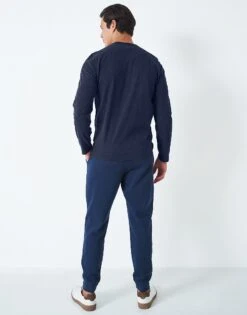 Long Sleeve Jersey Pyjama Top -Crew Clothing MRL027 NVYMRL 2