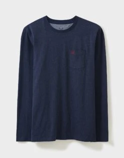 Long Sleeve Jersey Pyjama Top -Crew Clothing MRL027 NVYMRL 3