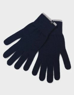 Merino Cashmere Glove -Crew Clothing MRQ011 NAVY 2