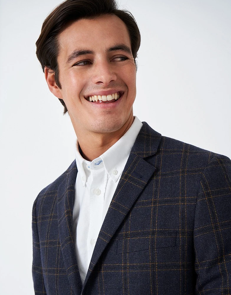 Wool Check Blazer 4 Wool Check Blazer - Image 4