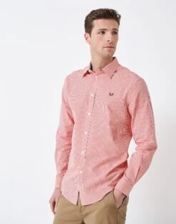 Long Sleeve Micro Gingham Shirt