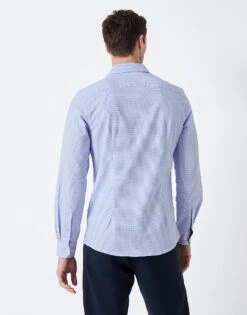 Stretch Fit Dobby Week Shirt 7 Stretch Fit Dobby Week Shirt -Crew Clothing MSB027 BLUES 2