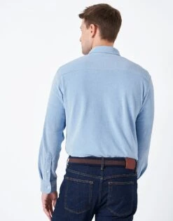 Pique Shirt -Crew Clothing MSB040 SKY 3